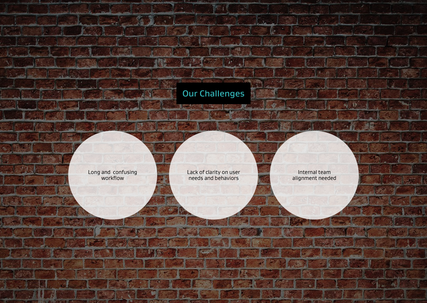 3. Our challenges