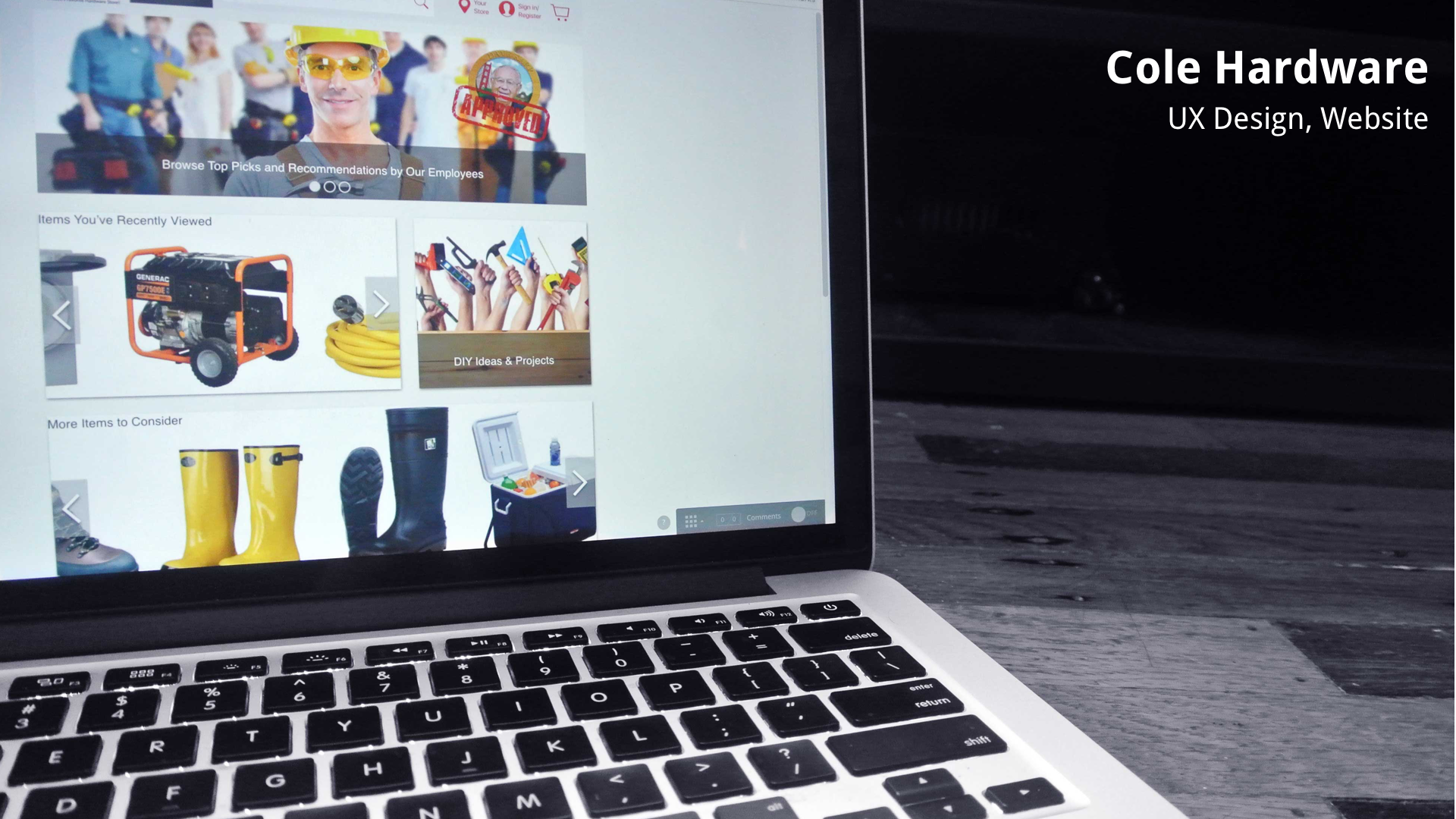 Cole Hardware Website Redesign